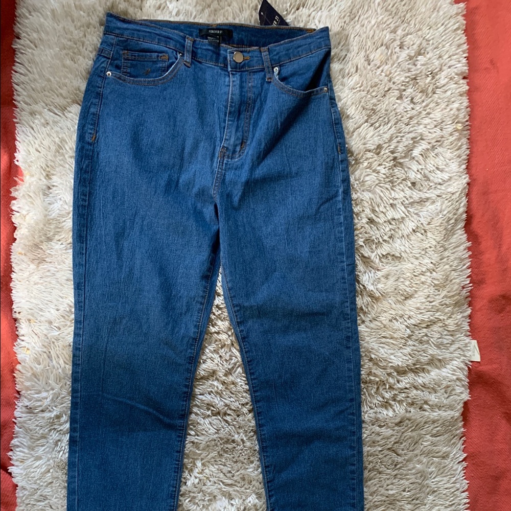 Denim blue jeans